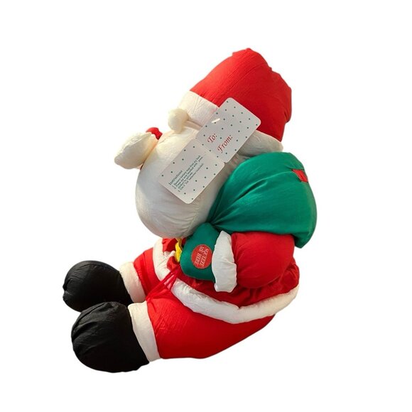Musical PUFFALUMP Style Santa Claus Plush Stuffed Toy Gift Parachute NWT - Picture 2 of 8